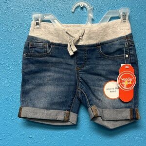Wonder nation girls denim jean shorts NWT SIZE XS 4/5